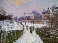 Boulevard St Denis Argenteuil Schnee Effekt Monet